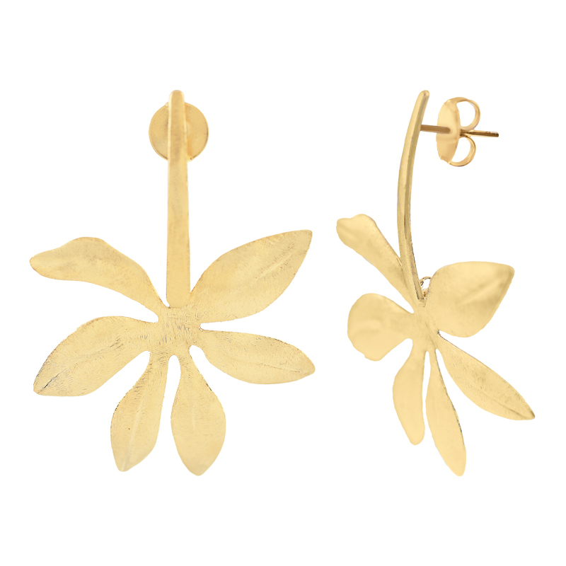 Pendientes hojas