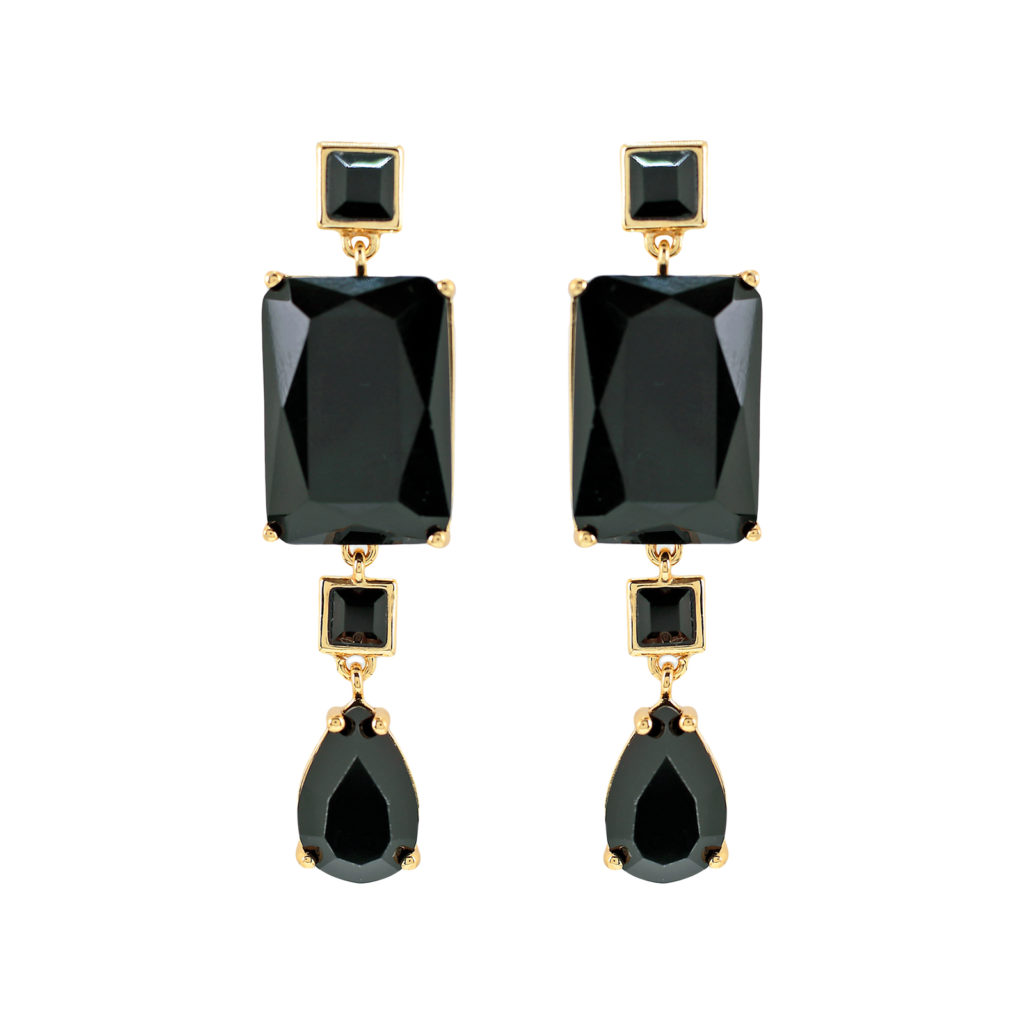 Pendientes cristal facetado