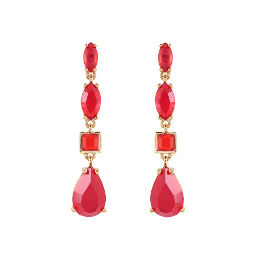 Pendientes rojos