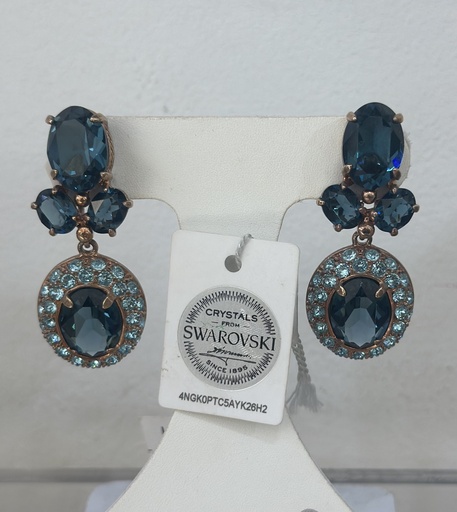 [15736] Pendientes plata y swarovski