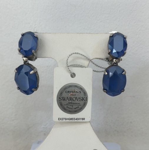 [15194] Pendiente plata y swarovski