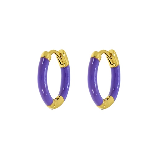 [D0527LPE1] Aros esmalte lila