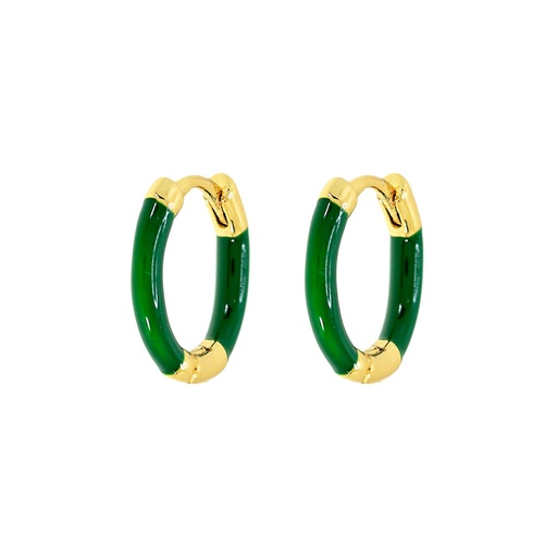 [D0527VPE1] Aros esmalte verde