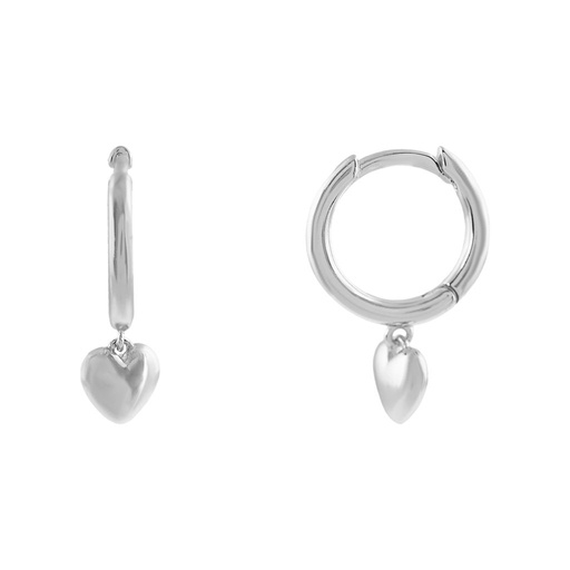 [D0504PLPE1] Aros corazón liso